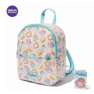 New with Tags Pusheen® Claire's Exclusive Breakfast Printed Backpack